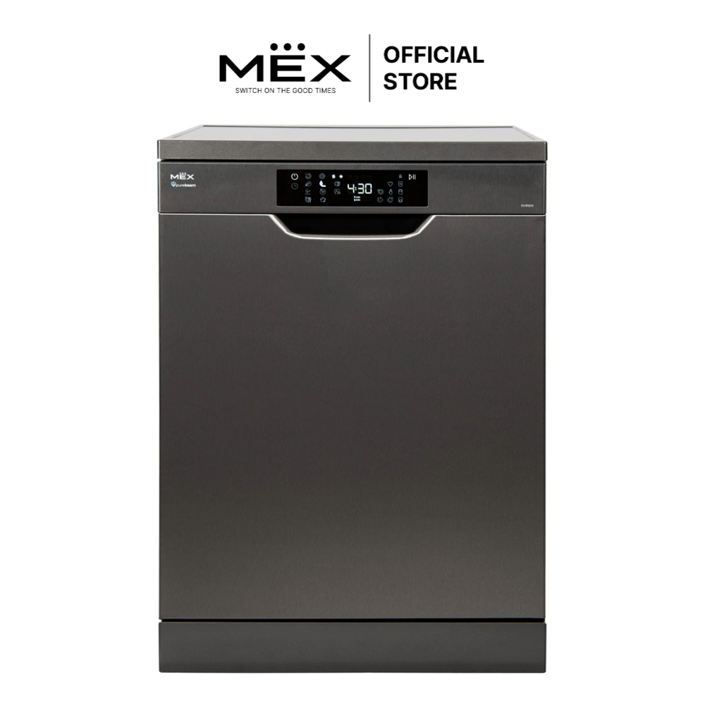Mex Model Dv915Dx, Floor-Standing Dishwasher, 10 Programs, 15 Sets of Dishes, Size 60 Cm. (Dark Stainless Steel Color) ราคา 29,900 บาท*ส่งฟรี