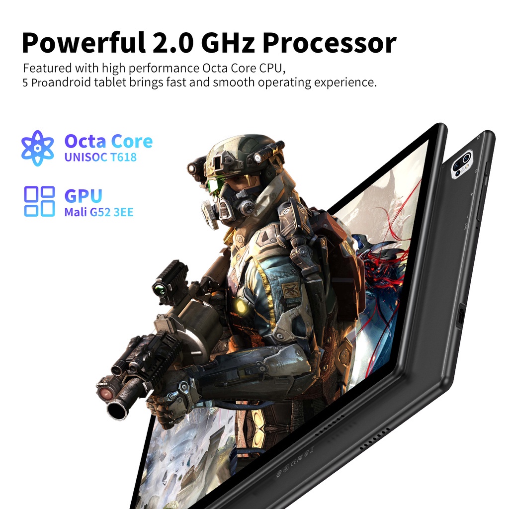 มุมมองเพิ่มเติมของสินค้า 【จัดส่งของขวัญฟรี】แท็บเล็ตถูกๆ Sansumg Galaxy New 5Pro Tablet 16GB+512GB แท็บเล็ตราคาถูก 11. นิ้ว Screen Dual Sim 5G Andorid 11แท็บเล็ต จัดส่งฟรี รองรับภาษาไทย หน่วยประมวลผล 10.4-core แท็บเล็ตใหม่ แท็บเล็ตสำหรับเล่นเกมราคาถูก แบต 8800mAh แท็บเล็ตราคาถูกๆ