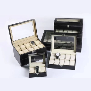 สินค้า * With wholesale * have 6 size * watch box holder box watches BMW3/6/htc10/12/20 hos/6-dzm-24 hos box watch collector storage box watch Box3 6 BC-10. with 6-dzm-24 box leather watch