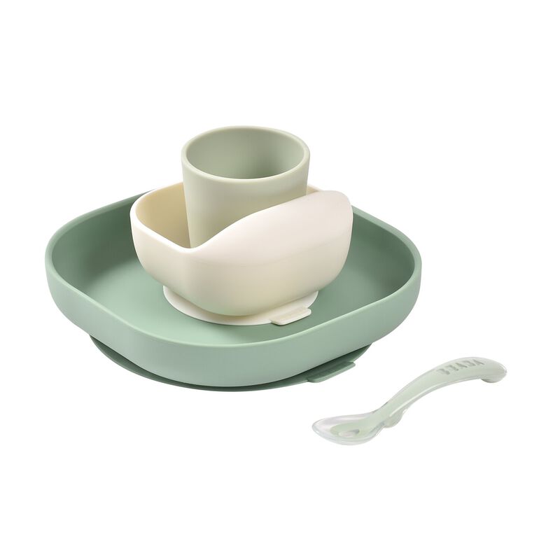 Beaba Silicone Meal Set (4 Pcs) - Misty Green ราคา 1,790 บาท*ส่งฟรี