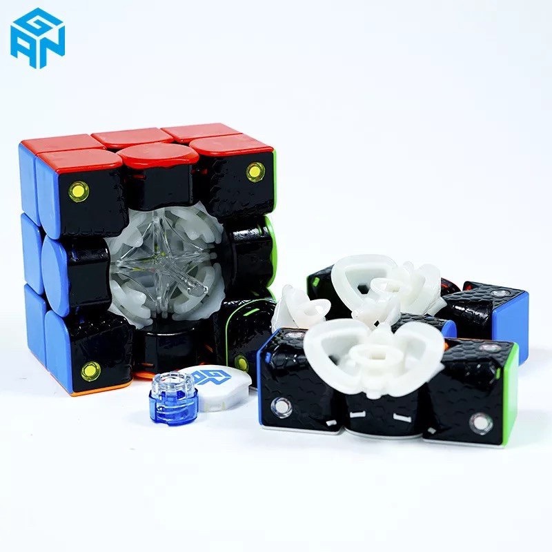 ลองดูภาพสินค้า 【ส่งเร็ว สต๊อกไทย】รูบิค 3x3 แม่เหล็ก GAN356 M รูบิก รูบิค3×3ของแท้ GAN 356M Rubik Magnetic speed ของเล่นฝึกสมอง ของแท้ใหม่💯 ของขวัญปีใหม่