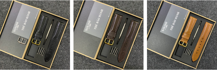 BK. Dây đồng hồ DA BÒ MỀM CAO CẤP Khóa KimSẢN PHẨM GỒM : 1 DÂY + 1 KHÓA TẶNG 1 HỘP 2 CHỐT THÔNG MINH2 CHỐT THƯỜNG và 1 CÂY THAY DÂY