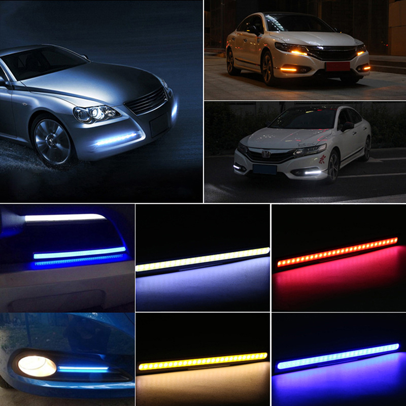 1x Universal 17cm รถ LED Light Bar Rod Daytime Running Light รถกันน้ำ LED ราคา 8 บาท*ส่งฟรี