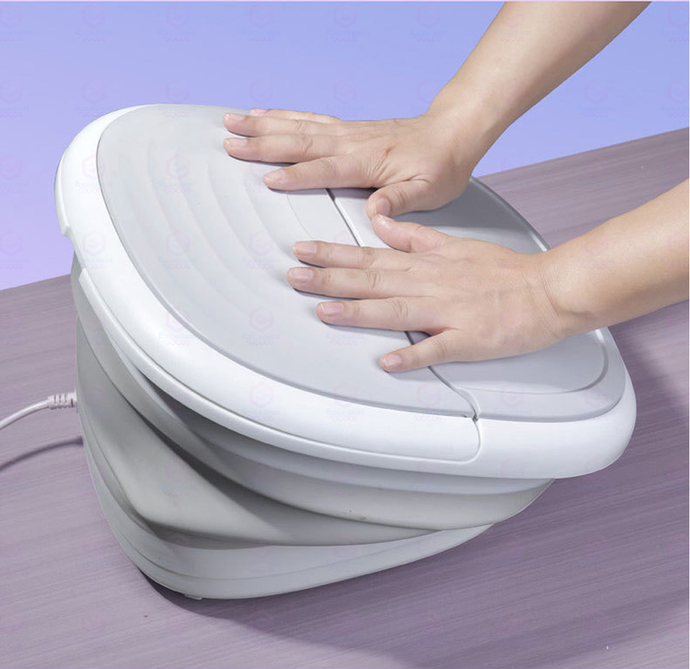 ข้อมูลเกี่ยวกับ [ใหม่ล่าสุด]YunLi foldable / Leravan LF Folding Massage Foot Bath อ่างแช่เท้า กะละมังแช่เท้า แบบพับเก็บได้พกพาสะดวก Spa Machine อ่างแช่เท้า กะละมังแช่เท้า แบบพับเก็บได้พกพาสะดวก ระบบทำความร้อนอุณหัภูมิคงที่แบบPTC เครื่องแช่เท้า สปาเท้า พับเก็บได้ เครื่องส