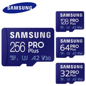 สินค้า เมมโมรี่การ์ด SAMSUNG Micro SDXC 32 GB 64 GB 128 GB 256 GB Class 10 PRO Plus เมมโมรี่การ์ด (U3 160 MB/s.)memory card การ์ดหน่วยความจำ ไมโคร เอสดีการ์ด SD card