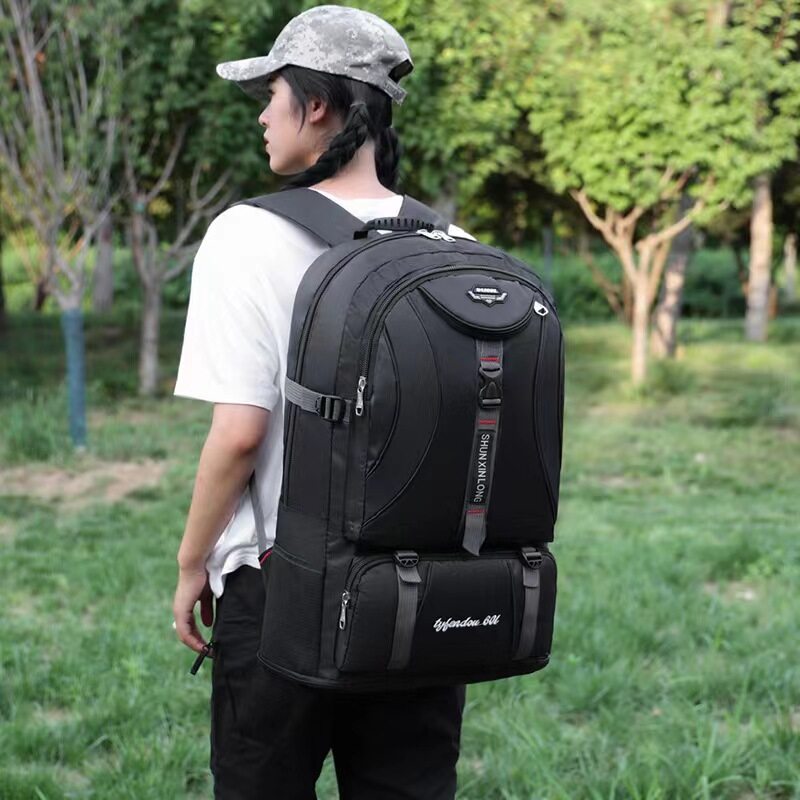 Men's New Large Capacity Backpack Outdoor Sports Travel, 53% OFF