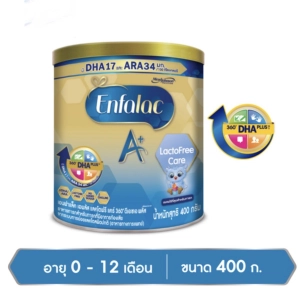 ภาพหน้าปกสินค้าEnfalac A+ เอนฟาแล็ค เอพลัส นมผงสำหรับเด็กช่วงวัยที่ 1 แลคโตสฟรี ขนาด 400 กรัม 1 กระป๋อง ที่เกี่ยวข้อง
