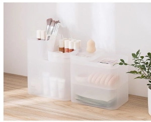 ภาพหน้าปกสินค้ากล่องพลาสติก กล่องเก็บเครื่องสำอาง กล่องเก็บของ กล่องเก็บของพลาสติก กล่องจัดระเบียบ / Multipurpose Storage Organizer / Cosmetic Storage Box Matte Container ที่เกี่ยวข้อง