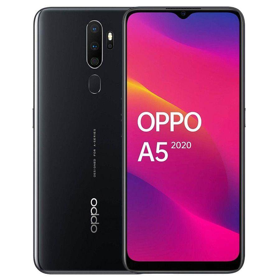 ☪ ขายด่วน OPPO Smartphone A5 2020 (3GB+64GB) Mirror Black/ Dazzling