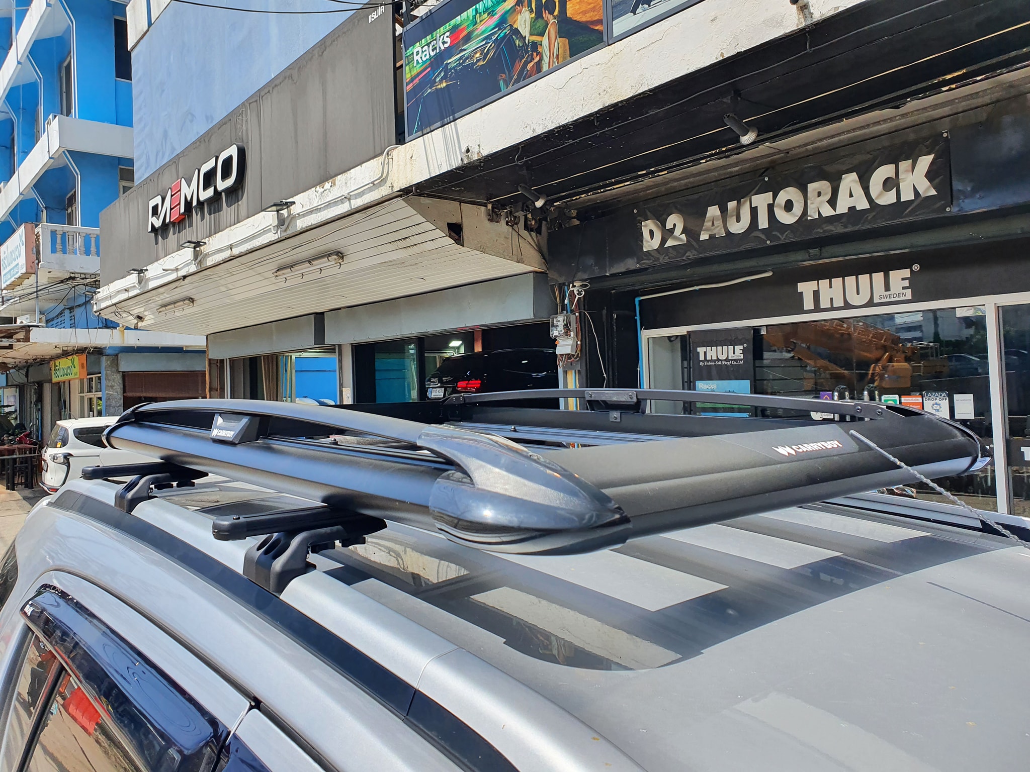 แร็คหลังคา Carryboy CB550-02 สีดำ สำหรับรถ nissan terra ราคา 6,490 บาท*ส่งฟรี