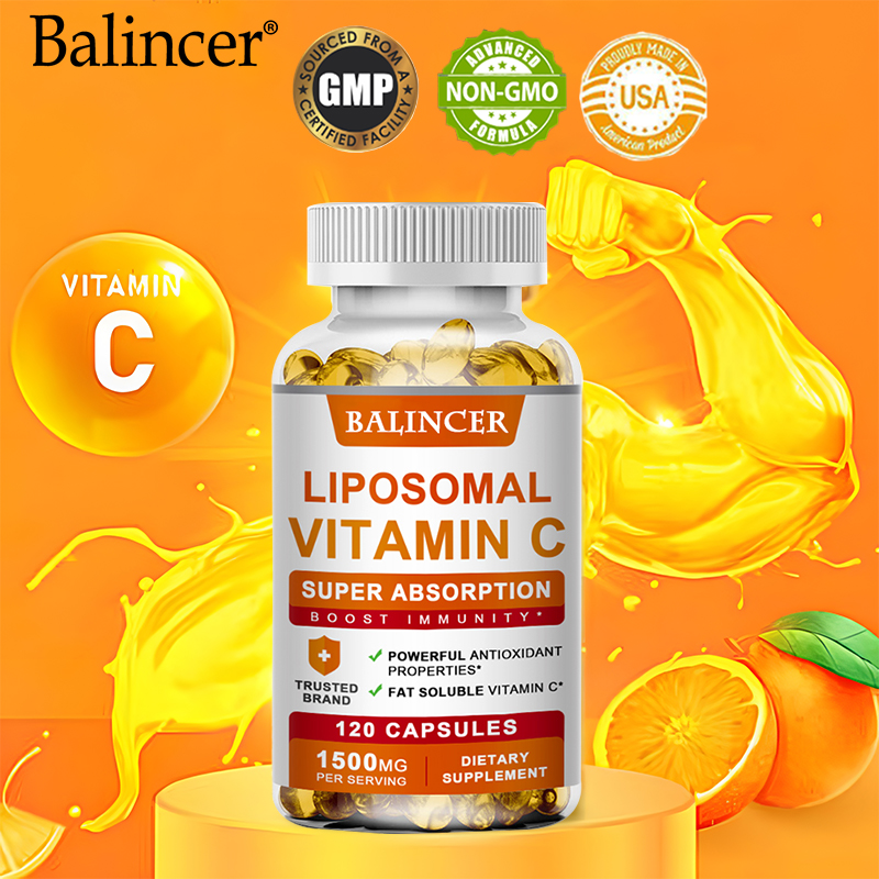 Liposomal Vitamin C Supplement - Highly Absorbable, Fat-Soluble Vitamin C, Immune System Support and Collagen Supplement ราคา 136 บาท*ส่งฟรี