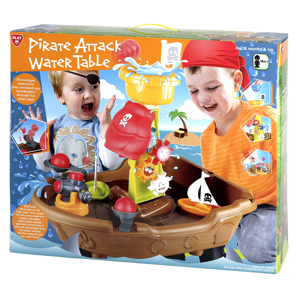 PLAYGOTOYS 5458 PIRATE ATTACK WATER TABLE ราคา 1,999 บาท*ส่งฟรี