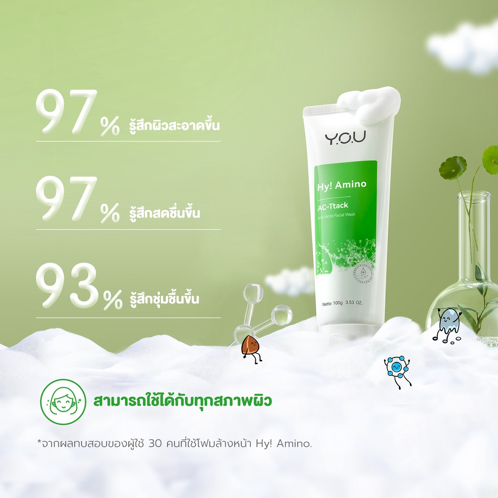 YOU Hy! Amino AC-Ttack Anti-Acne Facial Wash 5 YOU Hy! Amino AC-Ttack Anti-Acne Facial Wash e84d67175a27b5080e4170c711b6623a