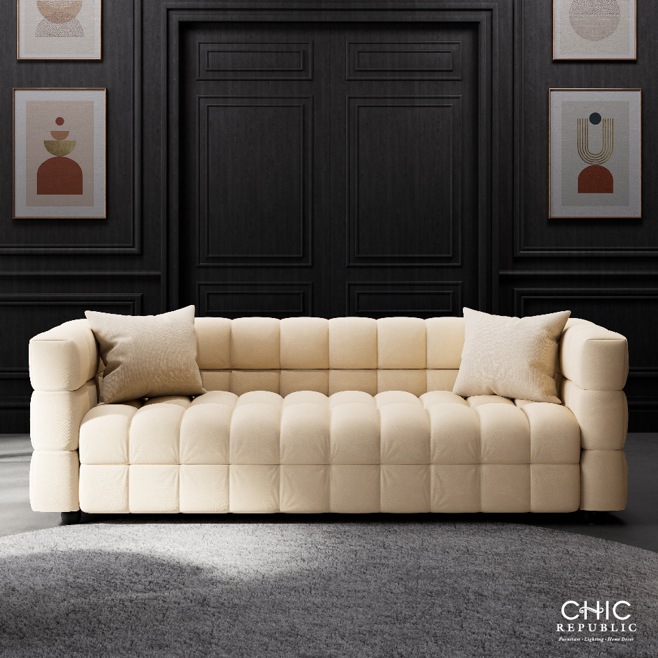 CHIC REPUBLIC LOAF/3,โซฟา 3 ที่นั่ง - สี เบจ ราคา 39,900 บาท*ส่งฟรี