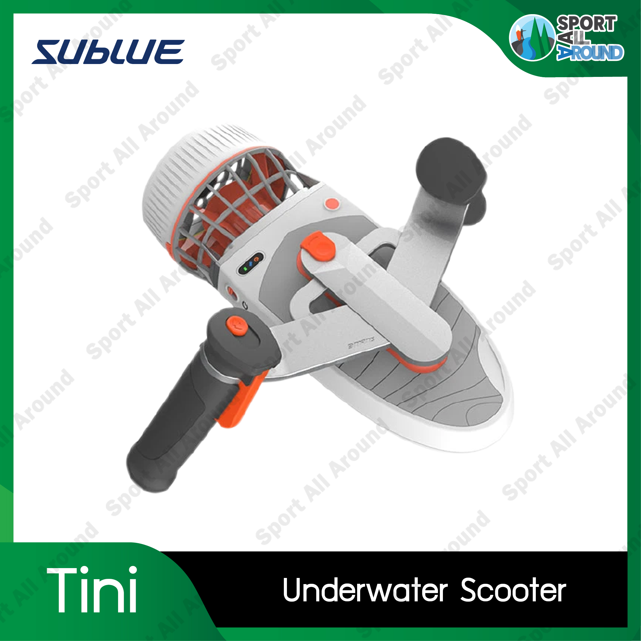 Sublue Whiteshark Tini สกู๊ตเตอร์ดำน้ำ ความเร็วในระดับเดียวกับสกู๊ตเตอร์ดำน้ำรุ่นอื่นๆ มีขนาดเล็กเหมาะสำหรับการพกพาที่สุด ประกัน 6 เดือน ราคา 26,900 บาท*ส่งฟรี