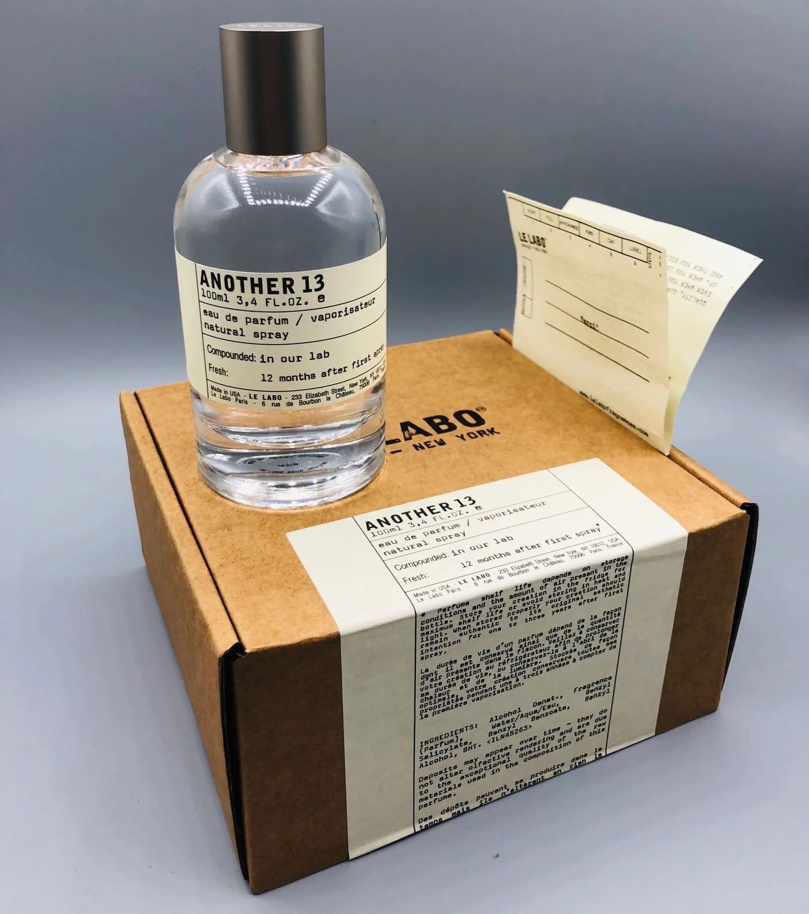 Le labo another online 13 ingredients