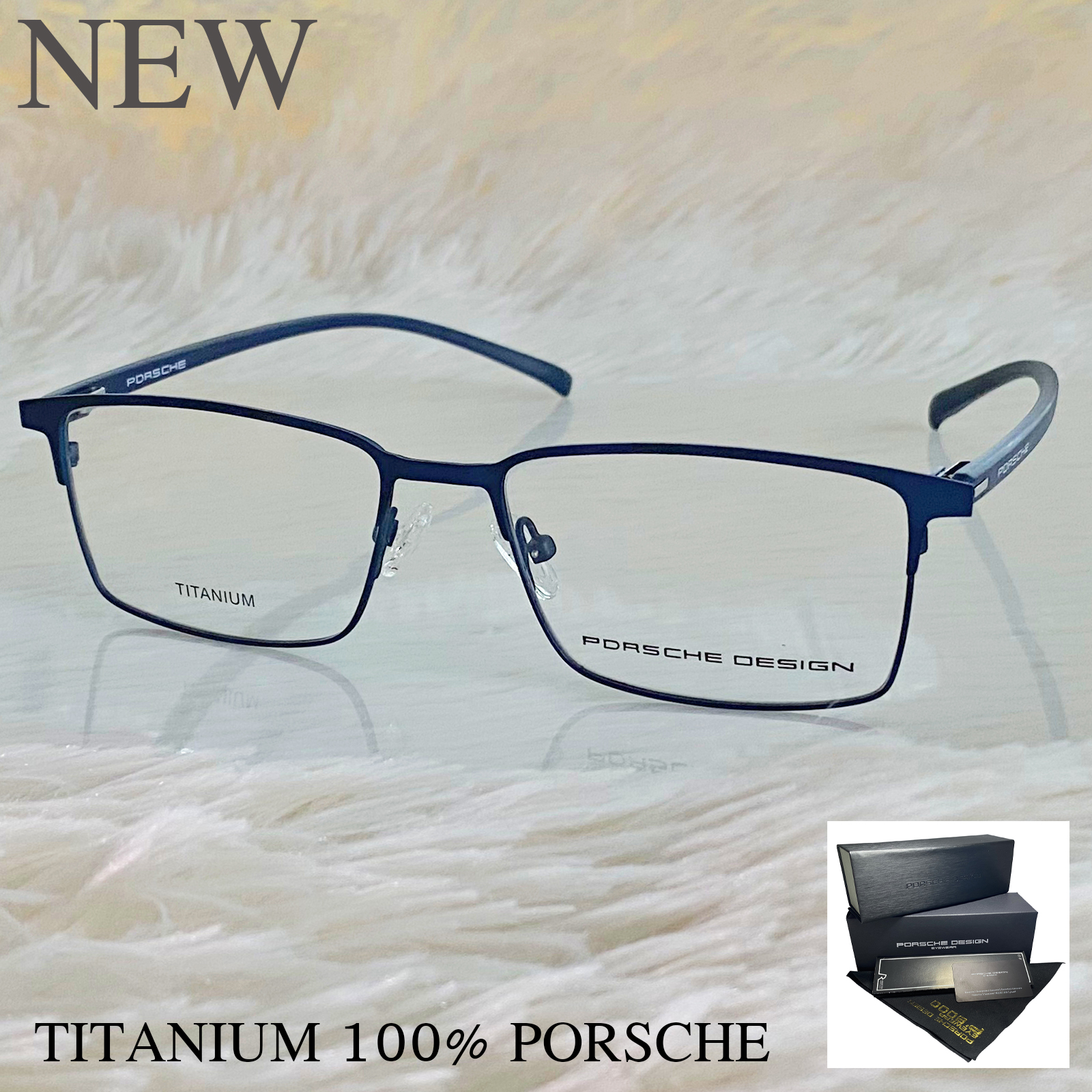 กรอบแว่นตา สำหรับตัดเลนส์ แว่นตา Fashion แว่นตา ทรงสปอร์ต 98 สีน้ำเงิน ไทเทเนียม Titanium ขาสปริงไม่ใช้น็อต น้ำหนักเบา ทนทาน รับตัดเลนส์ ราคา 1,995 บาท*ส่งฟรี