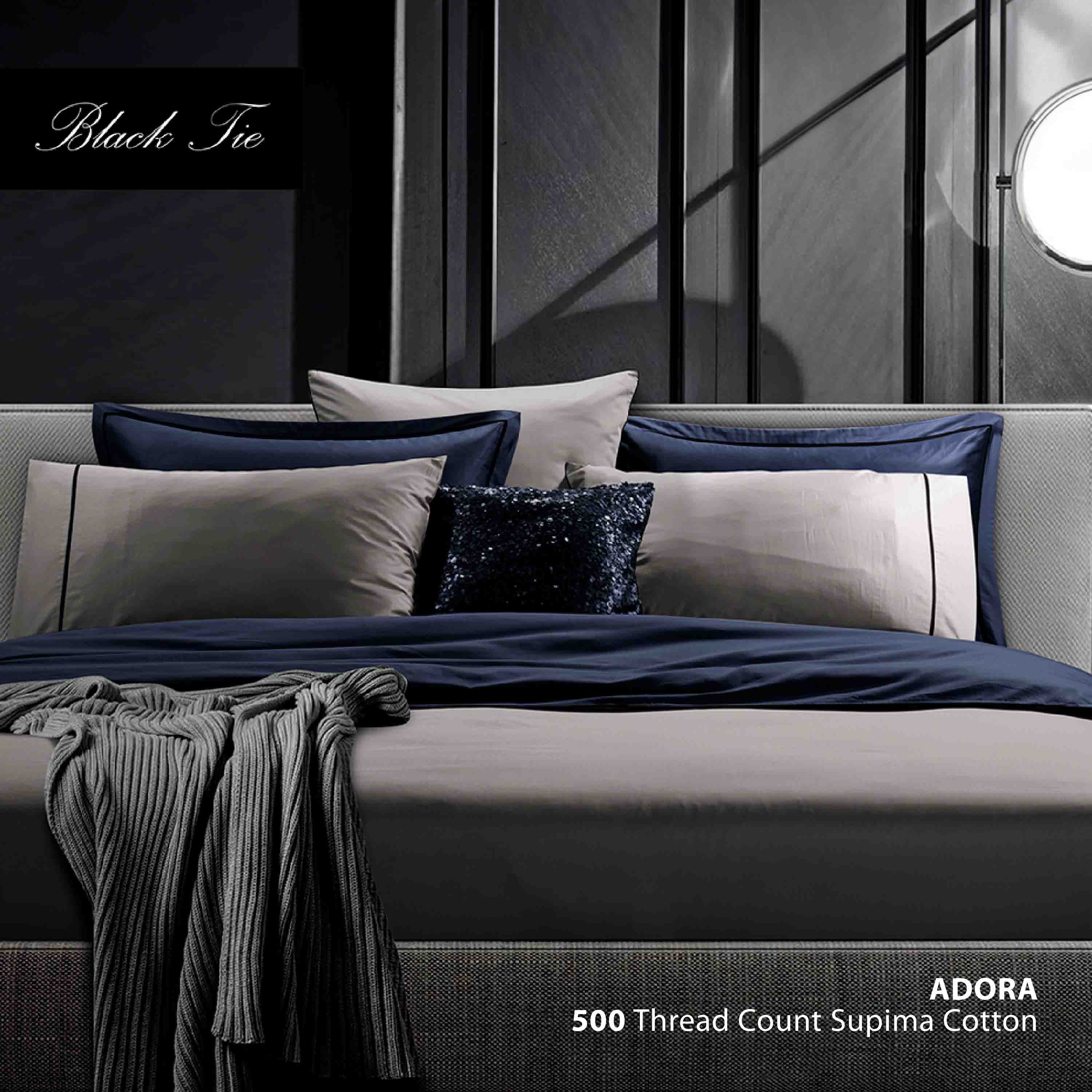 SANTAS HOME ปลอกผ้านวม รุ่น ADORA Supima cotton ทอ 500 เส้นดาย ราคา 5,130 บาท*ส่งฟรี