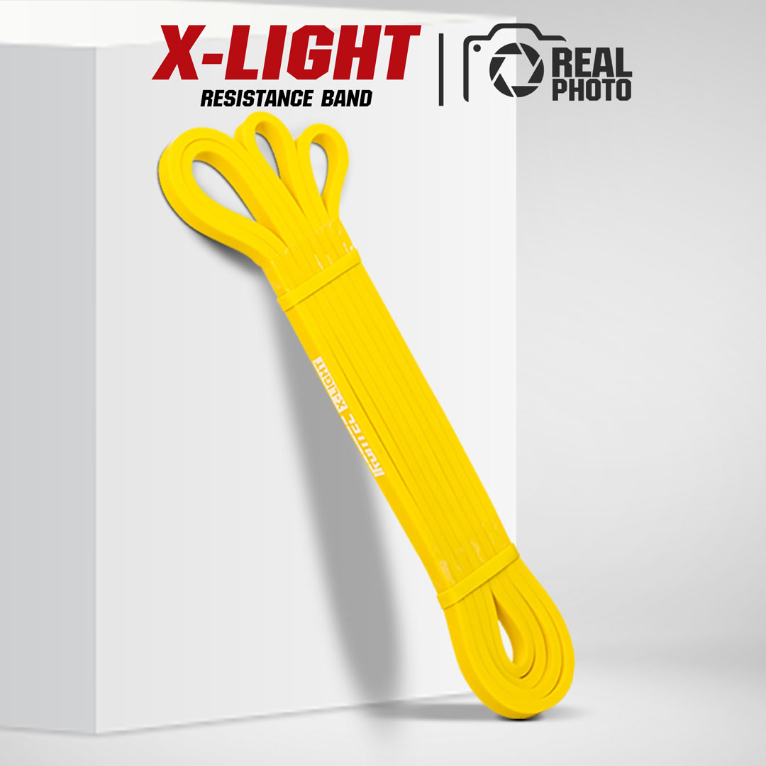 ยางยืดออกกำลังกาย Resistance Band สีเหลือง X-LIGHT จากเเบรนด์ IRONTEC ราคา 148 บาท*ส่งฟรี