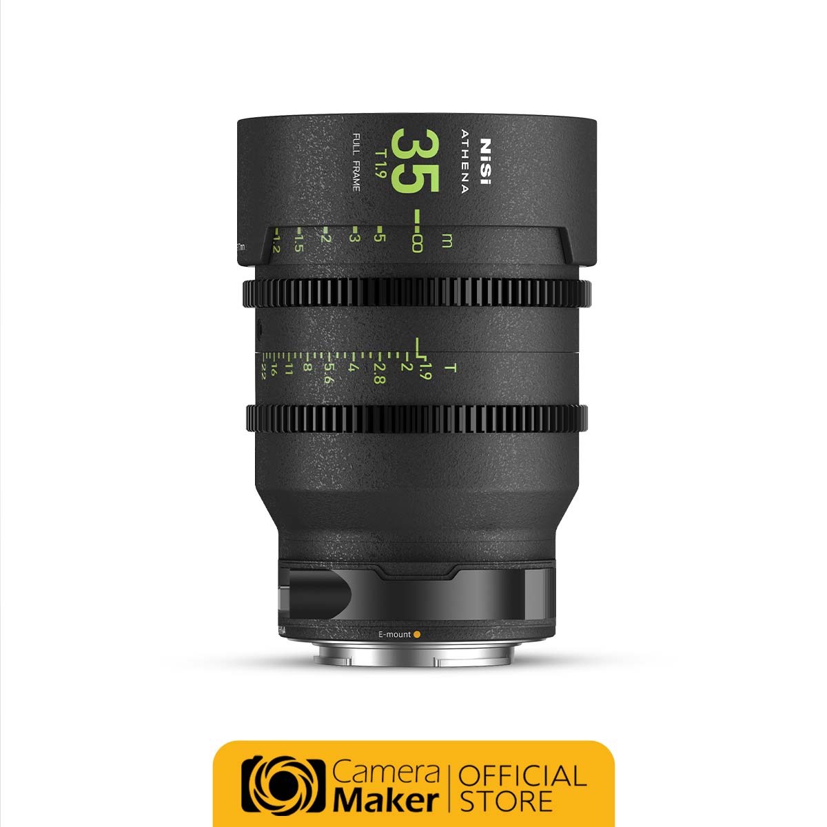 NISI ATHENA (CINEMA) 35MM T1.9 (ประกันศูนย์) เลนส์ซีนีม่าเกรดโปร สำหรับงานซีนีม่า ราคา 39,900 บาท*ส่งฟรี