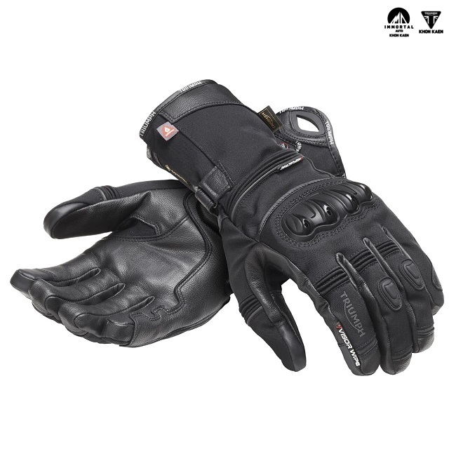 ถุงมือขับขี่มอเตอร์ไซค์ Triumph Dalsgaard Gore-Tex® Gloves With Prima loft MGVA22003 ราคา 4,890 บาท*ส่งฟรี