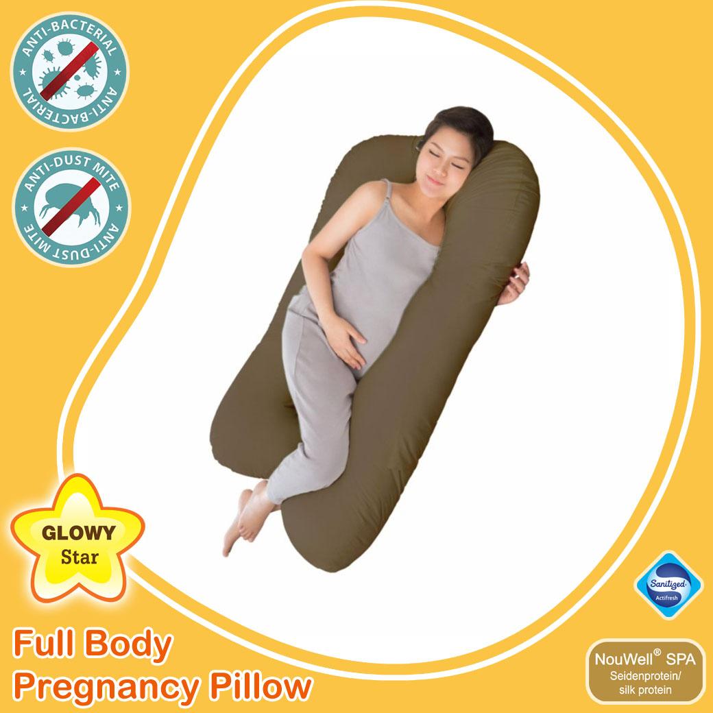 Glowy Full Body Pregnancy Pillow หมอนกอด เต็มตัว สำหรับคุณแม่ตั้งครรภ์ หมอนรองท้อง หมอนคนท้อง หมอนรองคนท้อง