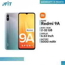 ภาพขนาดย่อของสินค้าแถมเคส+ฟิล์ม  Xiaomi Redmi 9a (2+32GB) สมาร์ทโฟนหน้าจอใหญ่ 6.53 นิ้ว แบตเตอรี่ 5000 mAh // ประกันศูนย์ไทย 15 เดือน