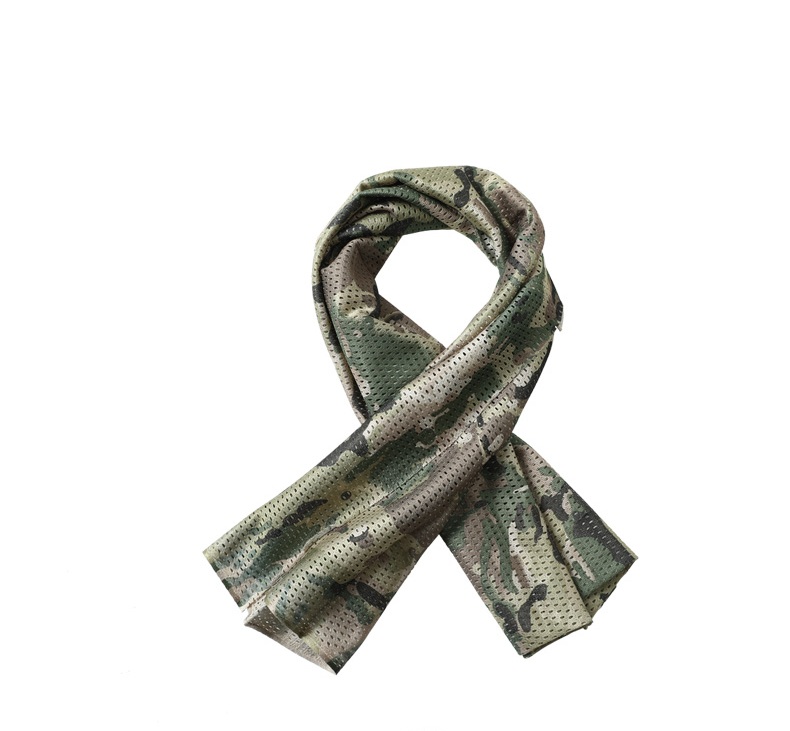 Tactical Mesh Scarf Outdoor Army Windproof Scarf Breathable Military Neckerchief Men Scarves