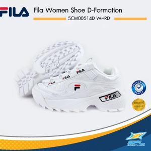 สินค้า Fila รองเท้า รองเท้าแฟชั่น รองเท้าผู้หญิง ฟิล่า Women Shoe D-Formation 5CM00514D  WH/RD (2990)