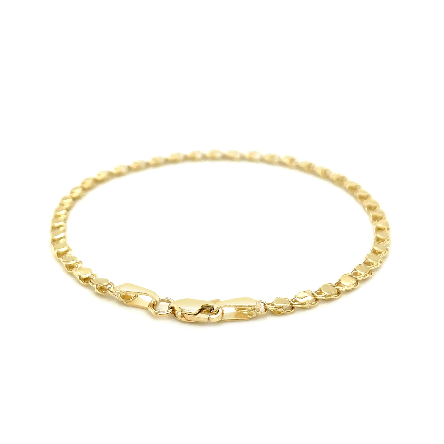 สร้อยข้อมือแฟชั่น NATHALIAS NEW YORK Nathalias NY Heart ตัวเรือนเยลโลว์โกลด์ 14k (2.9 มม.) 87595