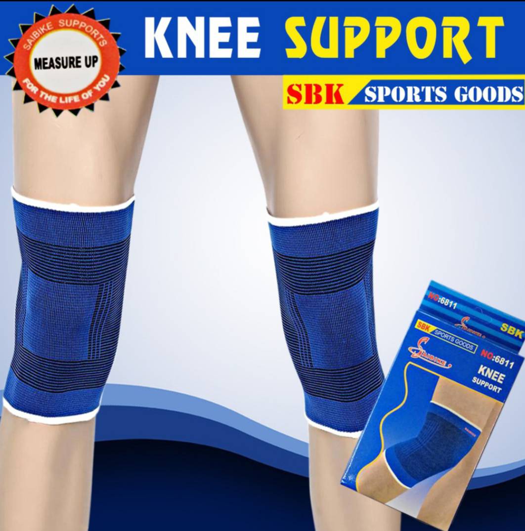 ผ้ารัดหัวเข่า  KNEE  SUPPORT  พยุงหัวเข่า มีแบบกล่องละ 1 ชิ้น/ข้าง  ป้องกันการบาดเจ็บ สำหรับเล่นกีฬาหรือการทำงานหนัก