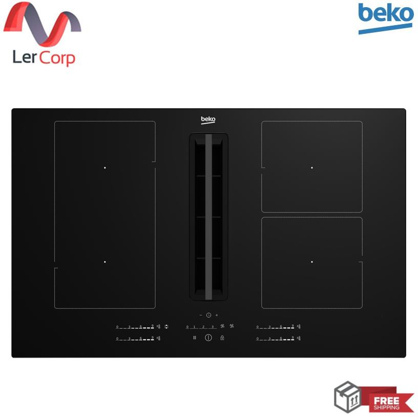 (Beko) เตาฝังพร้อมที่ดูดควันในตัว (Induction, 80 ซม.) HIXI 84700 UF ราคา 99,990 บาท*ส่งฟรี