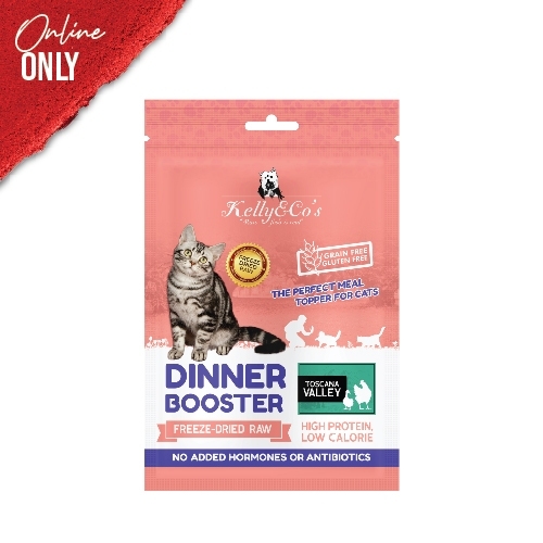 เคลลี่แอนด์โค ดินเนอร์บูสเตอร์ ท๊อปเปอร์ ทอสคาน่า วัลเล่ สำหรับแมว 50 g. ราคา 85 บาท*ส่งฟรี