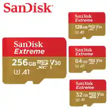 ภาพขนาดย่อของสินค้าSanDisk Extreme microSDXC/HC Card ความเร็ว 100MB/S ความจุ 32GB 64GB 128GB 256GB Class10 Mobile Gaming (SDSQXA1-GN6GN) เมมโมรี่การ์ด memory card การ์ดหน่วยความจำ sd card แซนดิส