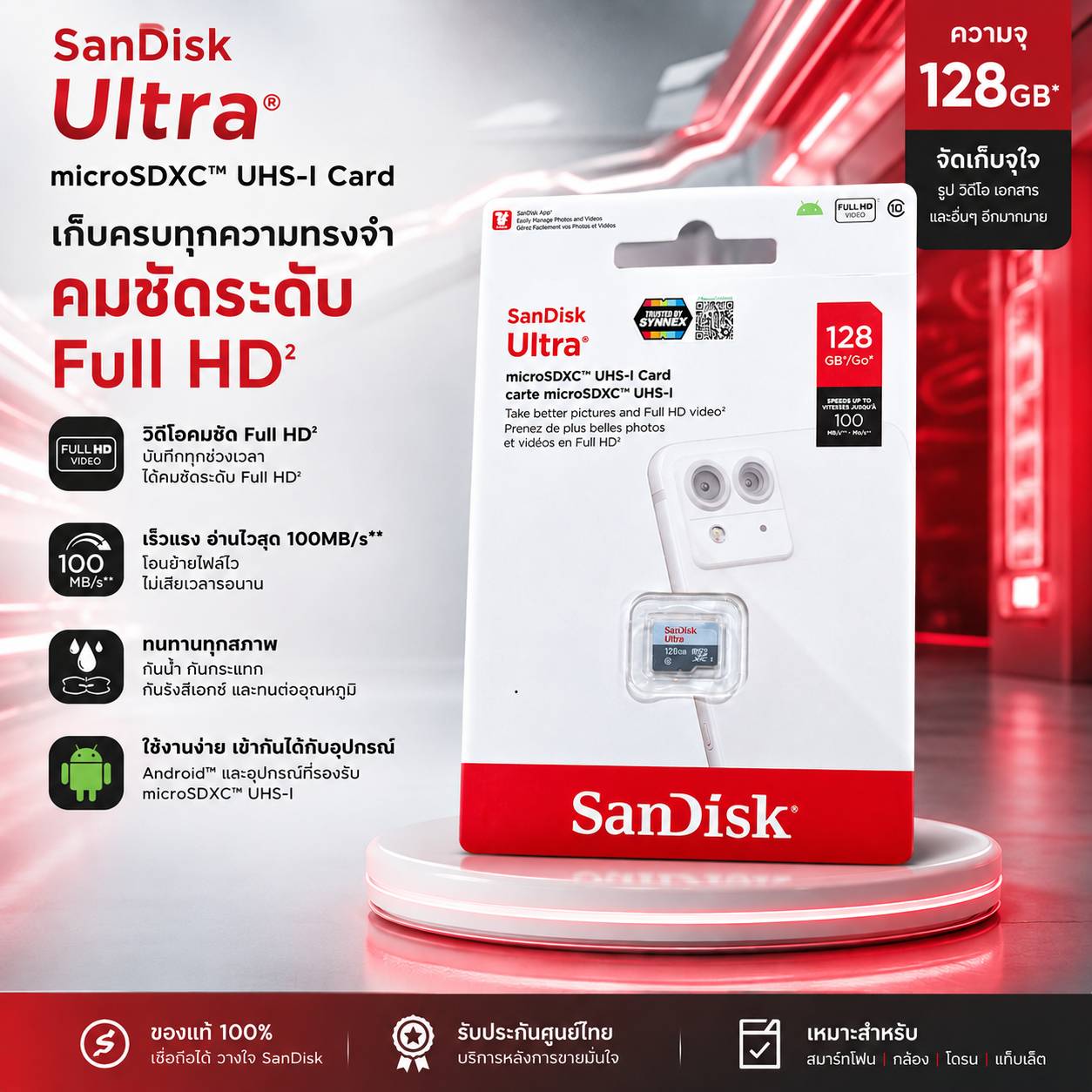Memory Card Class 10 for Cctv Cameras, Fast Reading, Stable Recording. ราคา 435 บาท*ส่งฟรี