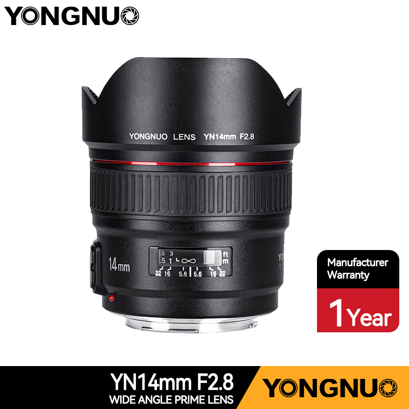 YONGNUO YN14mm F2.8 Ultra Wide-angle Prime Lens for Canon DSLR Cameras ราคา 20,950 บาท*ส่งฟรี
