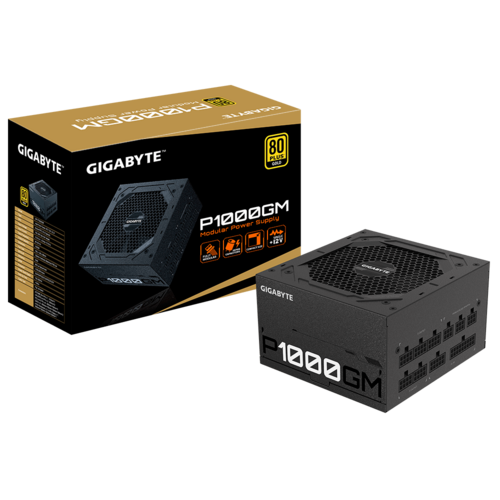 มุมมองเพิ่มเติมของสินค้า GIGABYTE 1000W P1000GM 80 PLUS Gold PSU Power S  (Full Modular ถอดสายได้) (อุปกรณ์จ่ายไฟ) พาวเวอร์ซัพพาย ( เทียบเท่า MWE 1050 RM1000X GF1 1000W ) / 1000W 1050W 1200W 1550W