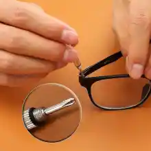 ภาพขนาดย่อของสินค้า(((ถูกสุด))) 3 in 1 ไขควงสำหรับซ่อมแว่นตา-นาฬิกา