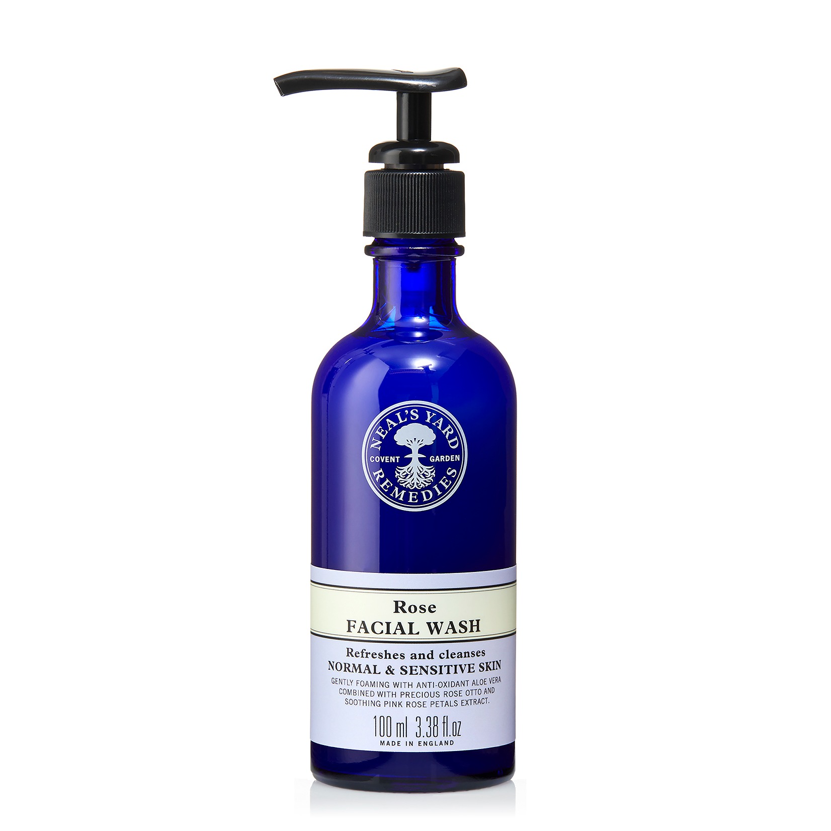 Neal's Yard Remedies Rehydrating Rose Facial Wash 100ml. นีส์ ยาร์ด เรมมิดีส์ รีไฮ เดติ้ง โรส เฟเชี่ยล วอช 100มล. ราคา 1,540 บาท*ส่งฟรี