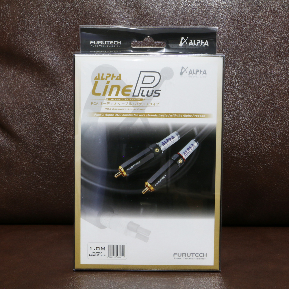 極美品】FURUTECH RCAケーブル 1m ALPHALINE-PLUS furutech-alpha-line