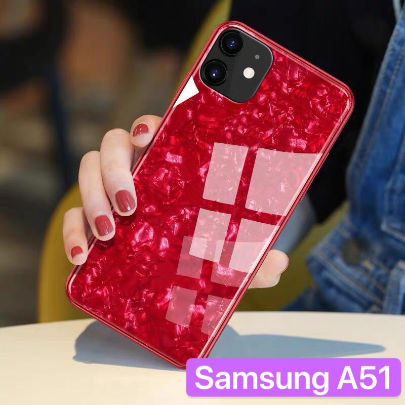 [ส่งจากไทย] Case Samsung galaxy A51 เคสซัมซุง เคสเงาลายหินอ่อน ขอบนิ่ม เคสกันกระแทก เคสนิ่ม TPU Case สำหรับรุ่น Samsung A51 เคส samsung a51 สินค้าใหม่