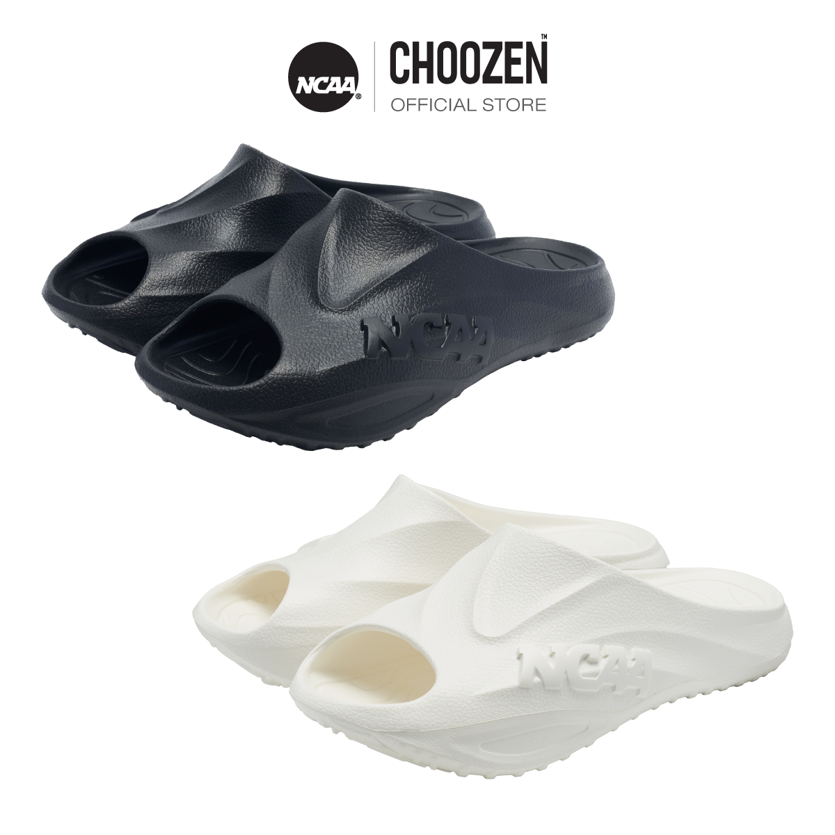 NCAA Slippers unisex รองเท้าแตะ EVA 100% สีดำ , สีขาว 74511621 ราคา 780 บาท*ส่งฟรี