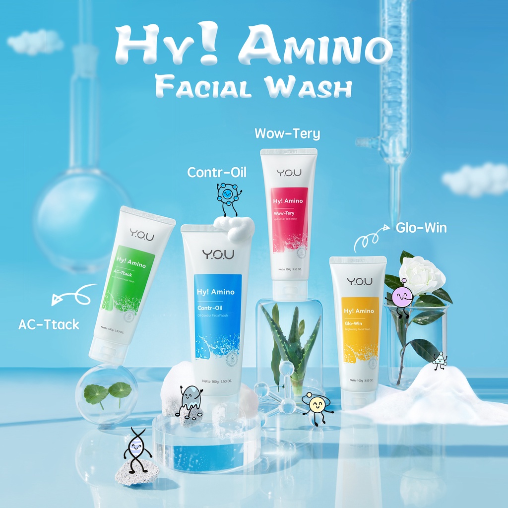 YOU Hy! Amino AC-Ttack Anti-Acne Facial Wash 8 YOU Hy! Amino AC-Ttack Anti-Acne Facial Wash eaf06513d676fa6cb804a126474ba828