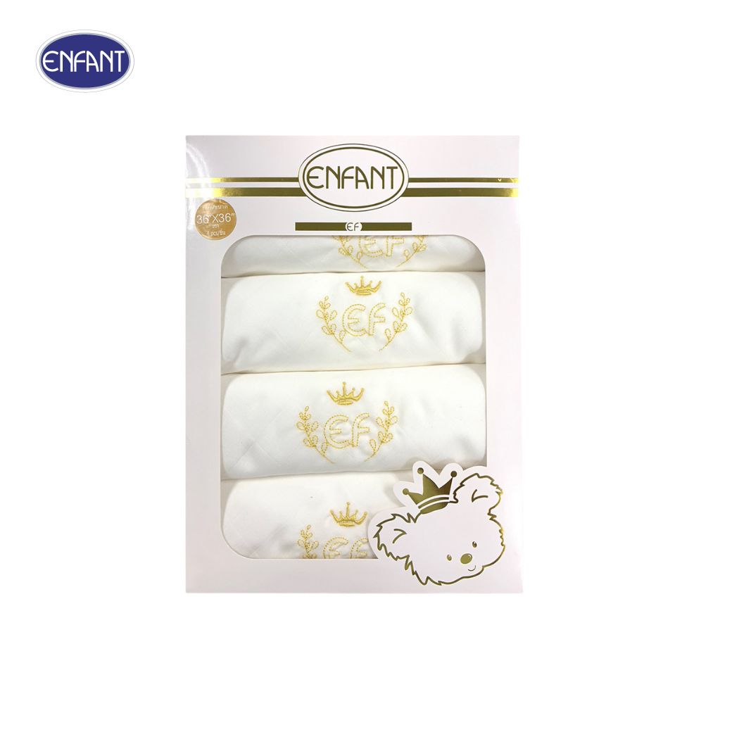 ENFANT ผ้าอ้อมผ้าสาลู GOLD ขนาด 36 X 36 นิ้ว ราคา 889 บาท*ส่งฟรี