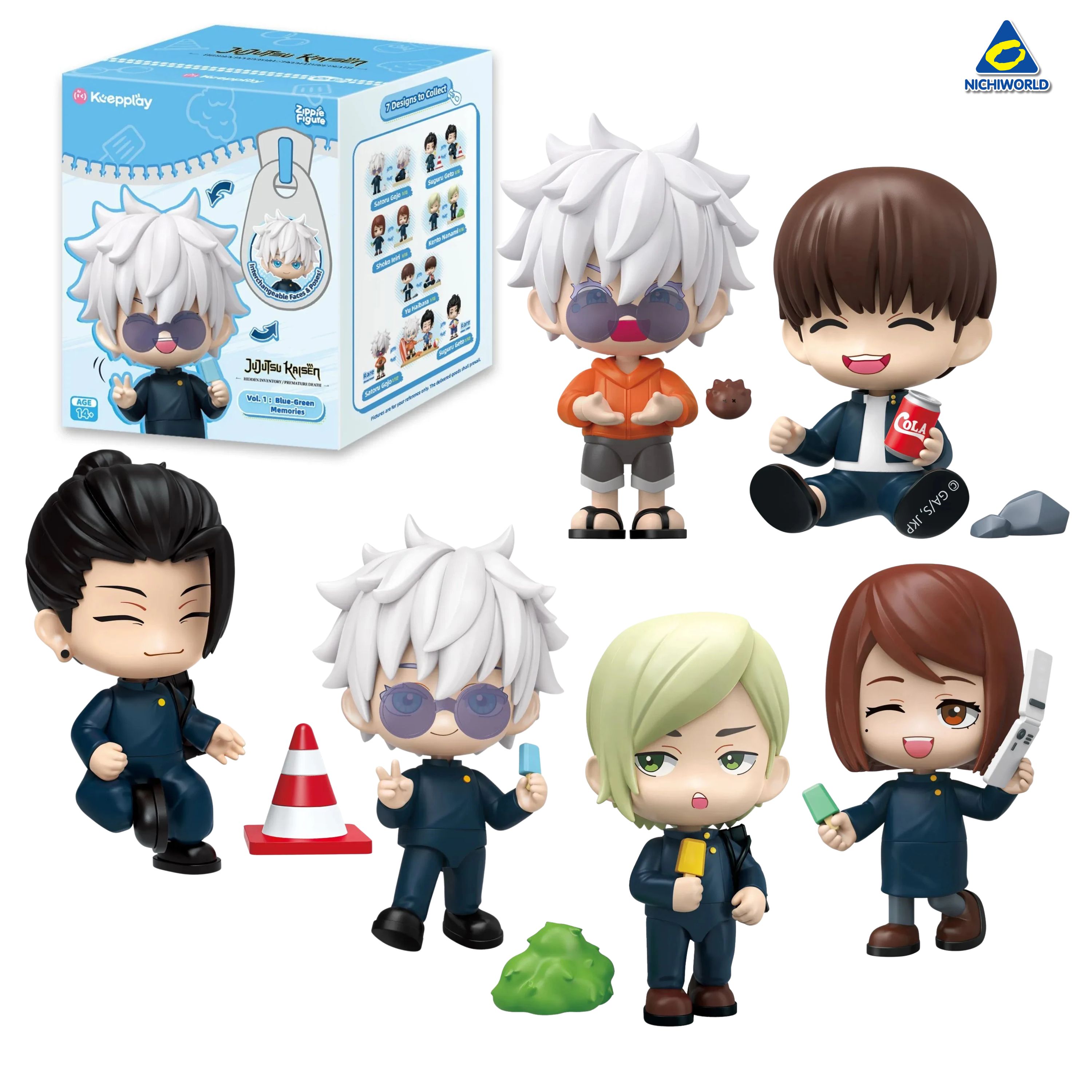 Keeplay Figure Jujutsu Kaisen Season 2 – Blue-Green Memories Vol.1 Zipper Figure Code Qmjjkg0301 ราคา 635 บาท*ส่งฟรี