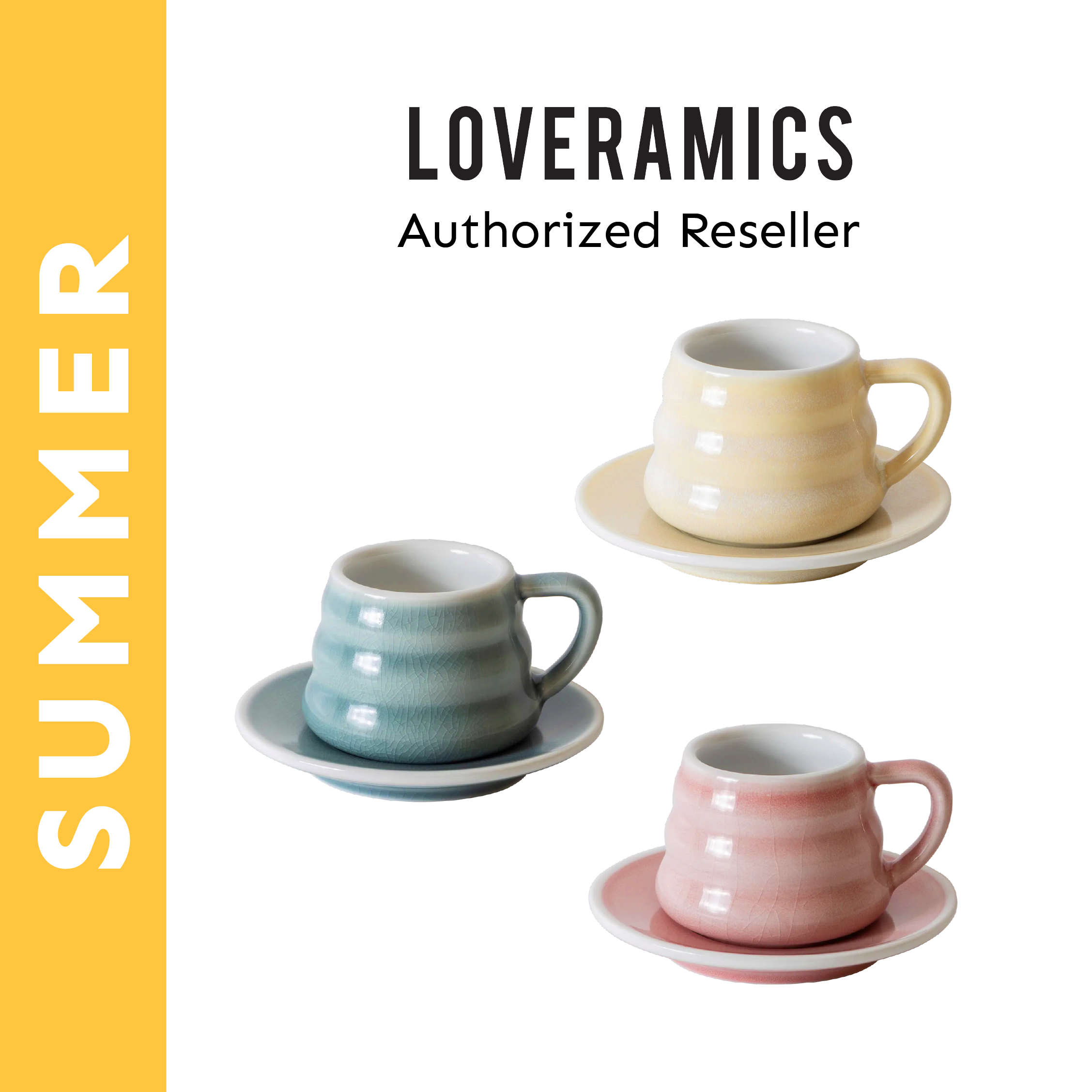 Loveramics ชุดแก้วกาแฟเซรามิค รุ่น Ibrik Coffee Cup And Saucer ราคา 620 บาท*ส่งฟรี