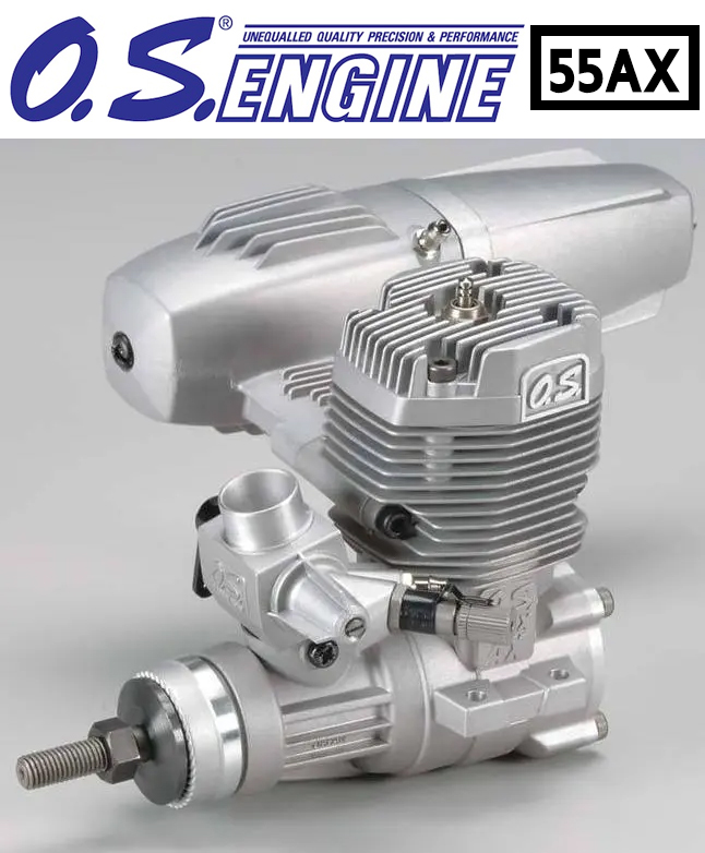 OS MAX-50SX-H RING HYPER 50クラス ヘリ用 เครื่องยนต์ O.S. MAX 50 SX-H