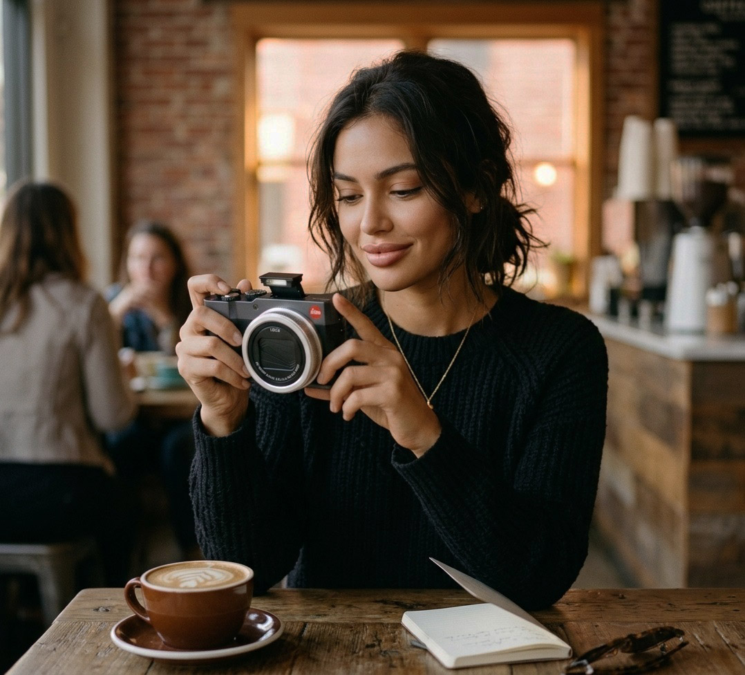 Leica C-Lux Midnight-Blue Premium Compact Camera, Type No.1546 Leica DC Vario-Elmar 24-360mm ASPH. 15x Optical Zoom 4K video 100Mb/s Bluetooth / Wi-Fi, Material: 19125, 1" 20MP MOS Sensor, 10 fps, BT / Wifi EVF viewfinder 3" touchscreen ISO 25600, used ราคา 35,900 บาท*ส่งฟรี