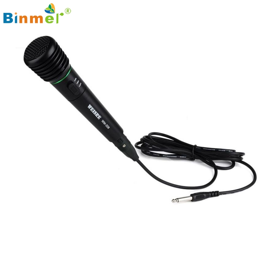 Binmer Wired or Wireless 2in1 Handheld Microphone Mic Receiver System Undirectional 51023 MotherLander ❅