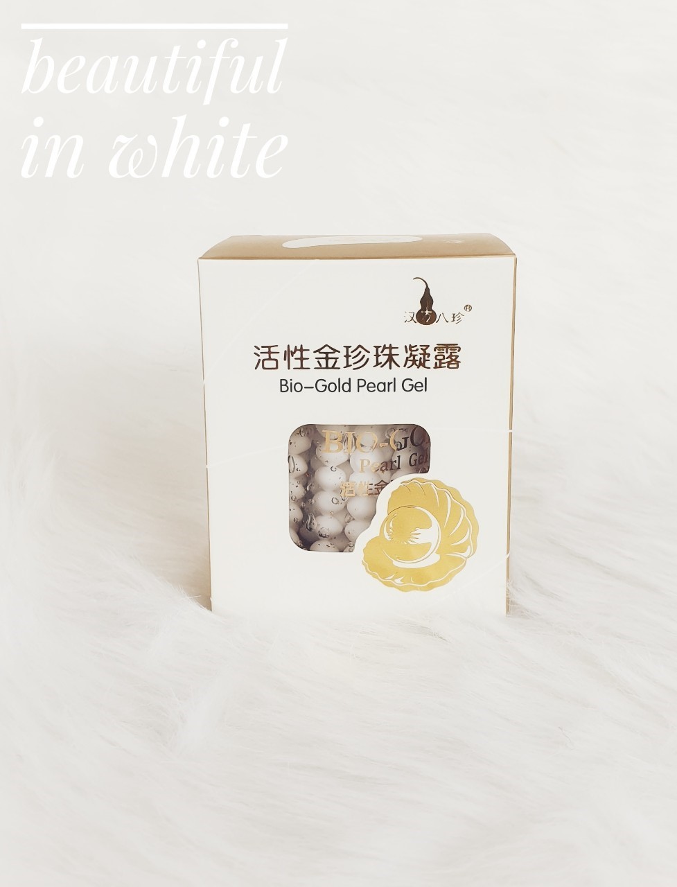 ครีมไข่มุก Bio Gold Pearl Gel ครีม ไข่มุก ฝาสีทอง เนื้อเจล สูตรกลางคืน